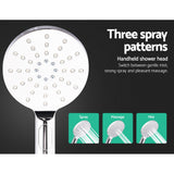 NNEDSZ WELS 9 Rain Shower Head Mixer Round Handheld High Pressure Wall Chrome