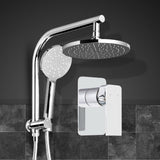 NNEDSZ WELS 9 Rain Shower Head Mixer Round Handheld High Pressure Wall Chrome