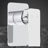 NNEDSZ Bathroom Mixer Tap Faucet Rain Shower head Set Hot And Cold Diverter DIY Chrome