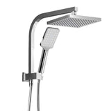 NNEDSZ 8 Rain Shower Head Set Square Handheld High Pressure Wall Chrome