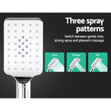 NNEDSZ WELS 10 Rain Shower Head Set Round Handheld High Pressure Wall Chrome