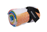 NNEKG Morrissey Sand Free Beach Towel Rainbow Watercolour