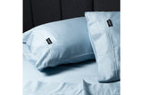 NNEKG Luxury Maison 1000TC Cotton Rich King Bed Sheet Set Pale Blue