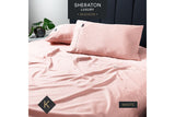 NNEKG Luxury Maison 1000TC Cotton Rich King Bed Sheet Set Pink