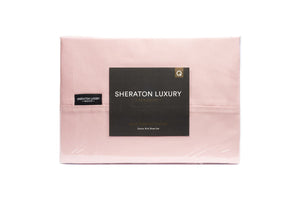 NNEKG Luxury Maison 1000TC Cotton Rich King Bed Sheet Set Pink