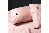 NNEKG Luxury Maison 1000TC Cotton Rich King Bed Sheet Set Pink