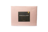 NNEKG Luxury Maison Linen Cotton Quilt Cover Set (King Dusty Pink)
