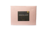 NNEKG Luxury Maison Linen Cotton Quilt Cover Set (Queen Dusty Pink)