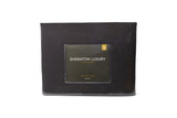 NNEKG Luxury Maison Linen Cotton Sheet Set (King Charcoal)