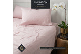 NNEKG Luxury Maison Linen Cotton Sheet Set (Queen Dusty Pink)
