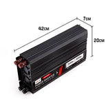 NNEMB Modified Sine Wave 2500W/5000W 12V/240V Power Inverter Car Caravan Boat