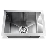NNEDSZ Stainless Steel Kitchen Sink 450X300MM Under/Topmount Sinks Laundry Bowl Silver