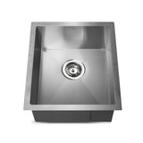 NNEDSZ Stainless Steel Kitchen Sink 390X450MM Under/Topmount Sinks Laundry Bowl Silver