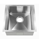 NNEDSZ Stainless Steel Kitchen Sink 510X450MM Under/Topmount Sinks Laundry Bowl Silver