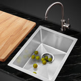 NNEDSZ  Kitchen Sink 340X440MM Nano Under/Topmount Sinks Laundry Silver