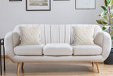 NNEKG Aura Handwoven Cotton Cushion (45cm x 45cm Natural)