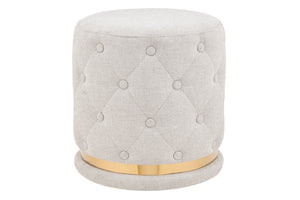 NNEKG Bahrain Button Ottoman (Beige)
