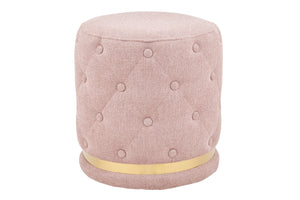 NNEKG Bahrain Button Ottoman (Blush)