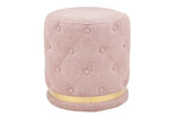 NNEKG Bahrain Button Ottoman (Blush)
