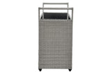 NNEKGE Balmain Outdoor Furniture Bar Cart (Dark Grey)
