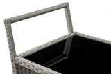 NNEKGE Balmain Outdoor Furniture Bar Cart (Dark Grey)