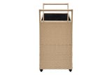 NNEKGE Balmain Outdoor Furniture Bar Cart (Natural)