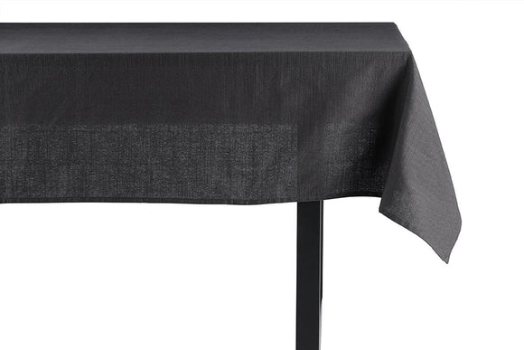 NNEKG Belfast Classic Charcoal Rectangular Table Cloth 150 x 230cm