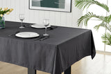 NNEKG Belfast Classic Charcoal Rectangular Table Cloth 150 x 300cm