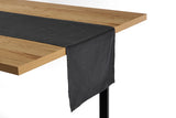 NNEKGE Belfast Classic Charcoal Table Runner 35 x 180cm