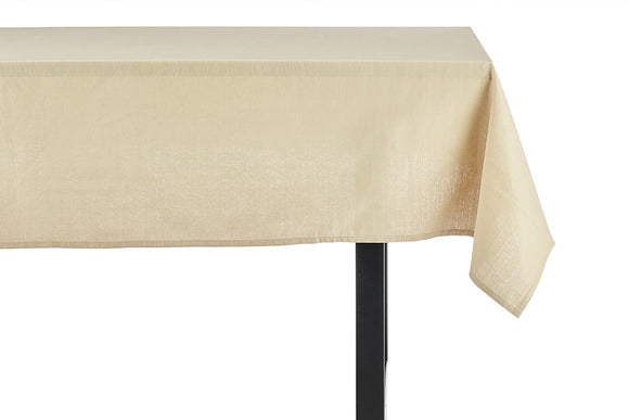 NNEKG Belfast Classic Almond Rectangular Table Cloth 150 x 230cm