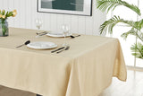 NNEKG Belfast Classic Almond Rectangular Table Cloth 150 x 230cm