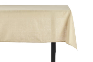 NNEKG Belfast Classic Almond Rectangular Table Cloth 150 x 300cm