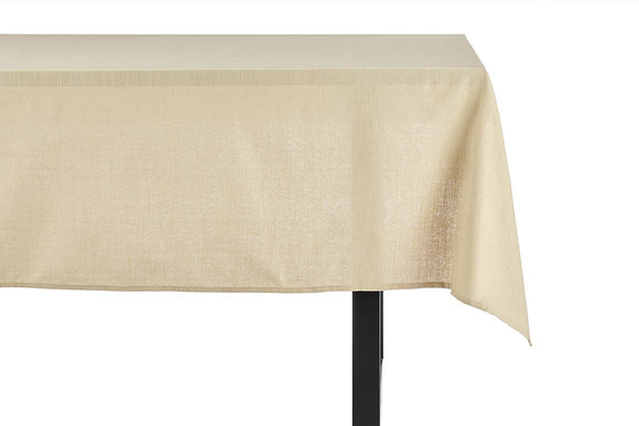 NNEKG Belfast Classic Almond Rectangular Table Cloth 150 x 300cm
