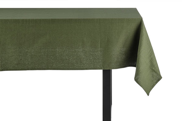 NNEKG Belfast Classic Olive Rectangular Table Cloth 150 x 230cm