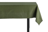 NNEKG Belfast Classic Olive Rectangular Table Cloth 150 x 230cm