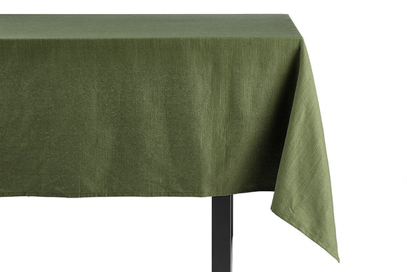 NNEKG Belfast Classic Olive Rectangular Table Cloth 150 x 300cm