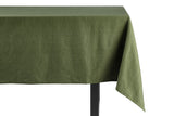 NNEKG Belfast Classic Olive Rectangular Table Cloth 150 x 300cm