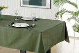 NNEKG Belfast Classic Olive Rectangular Table Cloth 150 x 300cm