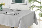 NNEKG Belfast Classic Silver Rectangular Table Cloth 150 x 230cm