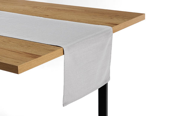NNEKGE Belfast Classic Silver Table Runner 35 x 180cm