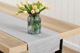 NNEKGE Belfast Classic Silver Table Runner 35 x 180cm