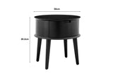 NNEKGE Bentley Bedside Table (Black)