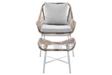 NNEKGE Bilgola Outdoor Armchair with Ottoman