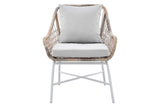 NNEKGE Bilgola Outdoor Armchair with Ottoman
