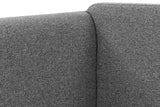NNEKGE Daybed and Pull Out Trundle (Charcoal)