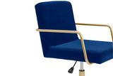 NNEKGE Del Mar Velvet Office Chair (Navy)