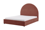 NNEKG Eloise Curved Gas Lift Bed Frame (Single Dusty Rose)