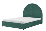 NNEKG Eloise Curved Gas Lift Bed Frame (Single Emerald)
