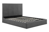 NNEKG Antalya Gas Lift Bed Frame (King Charcoal)