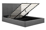 NNEKGE Antalya Gas Lift Bed (Charcoal)
